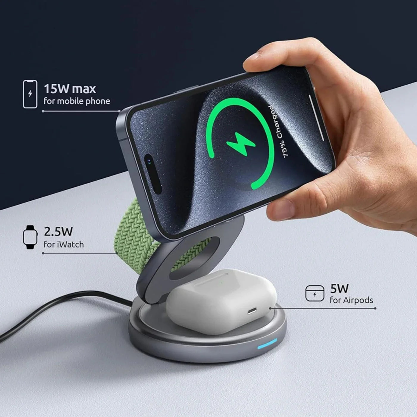 3-in-1 Rotate and charge pro